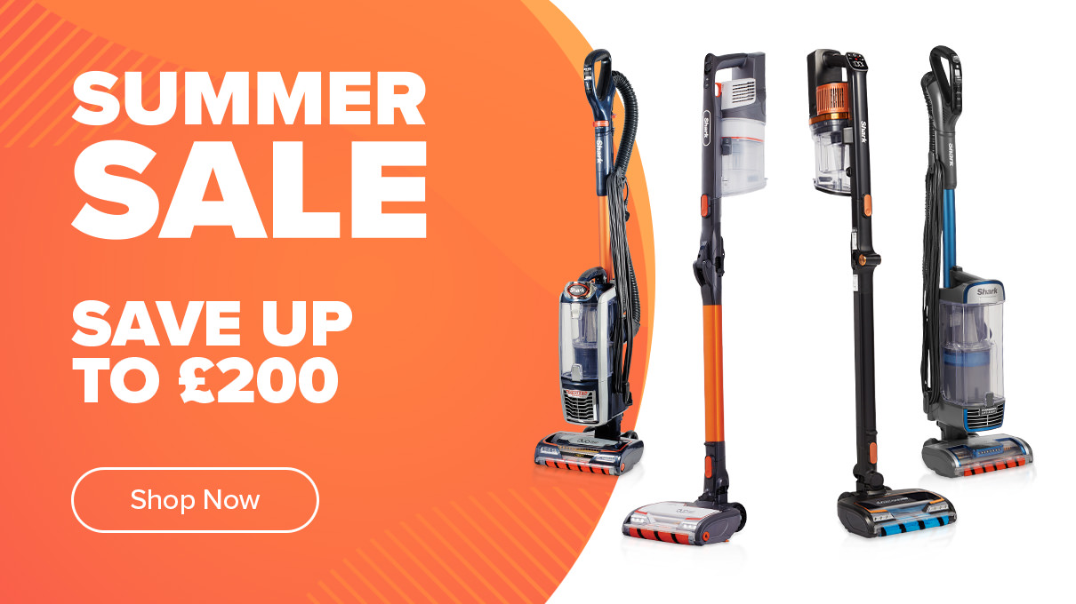 Save up to £120 in the Shark summer sale