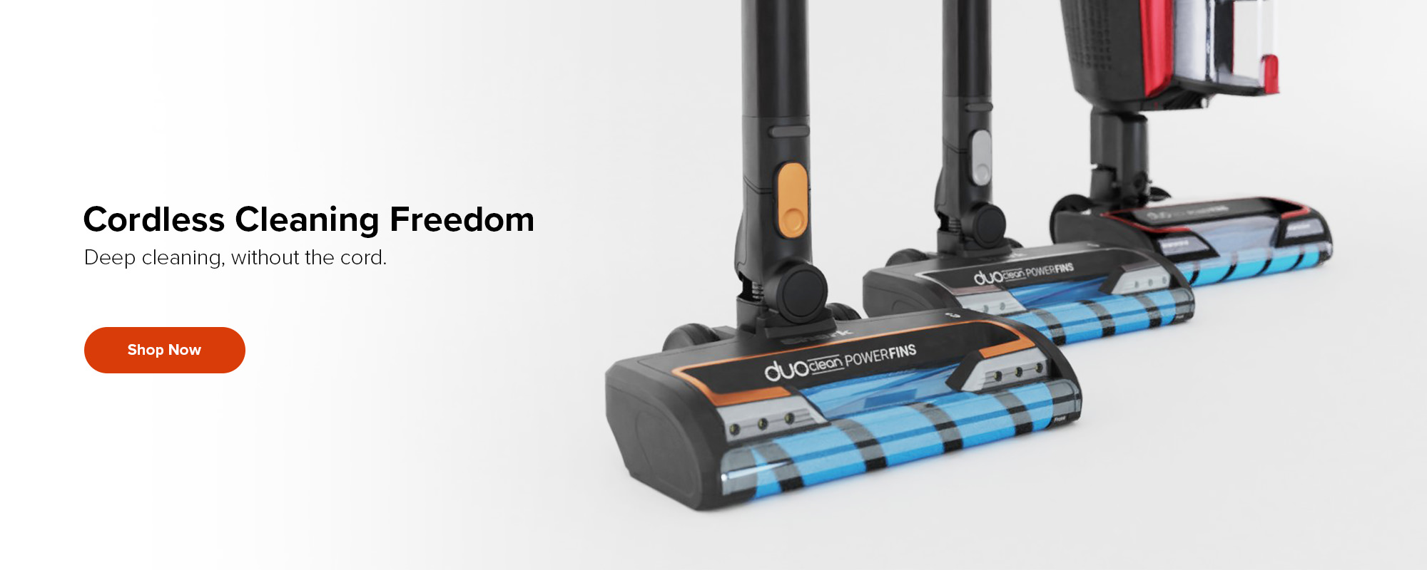 Enjoy cordless cleaning freedom with our range of Sharks Cordless Vacuums